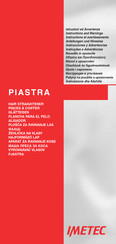 Imetec PIASTRA Instructions And Warnings