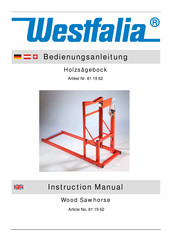Westfalia 81 19 62 Instruction Manual