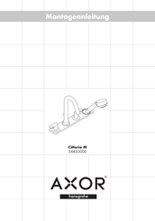 Hans Grohe AXOR Citterio M 34455000 Assembly Instructions Manual