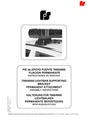 Federal Signal Corporation 7000 Assembly Instructions Manual