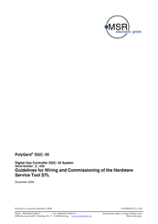 MSR PolyGard DGC-05 Manuallines For Wiring And Commissioning Of The Hardware