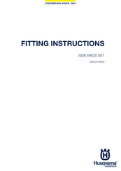 Husqvarna 26612919000 Fitting Instructions Manual