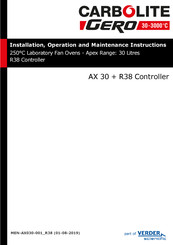 VERDER CARBOLITE GERO AX 30 Installation, Operation And Maintenance Instructions