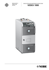 Nibe VEDEX 1000 Installation And Maintenance Instructions Manual