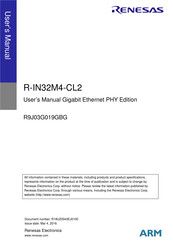 Renesas R9J03G019GBG User Manual