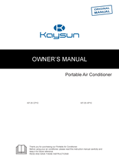 Kaysun KP-35 HP10 Owner's Manual