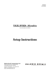 Baldwin Boxall Microdrive Setup Instructions