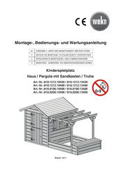 Weka 818.1212.10400 Assembly, User And Maintenance Instructions