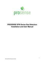 Prosense BTN Series Installation And User Manual