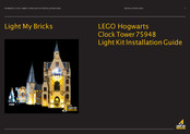 LIGHT MY BRICKS LEGO Hogwarts Clock Tower Installation Manual