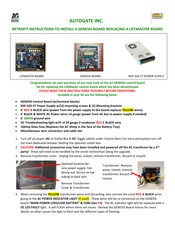 AutoGate GENESIS Retrofit Instructions