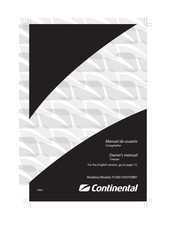 Continental Refrigerator FCM515HSYDBB1 Owner's Manual