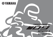 Yamaha MTN850-A Owner's Manual