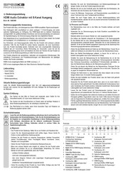 Speaka Professional 1485399 Operating Instructions Manual