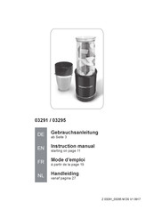 gourmetmaxx 03295 Instruction Manual