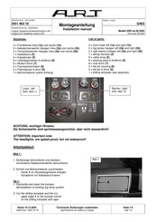 Art G 463 Installation Manual