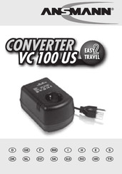 ANSMANN VC 100 US Operating	 Instruction