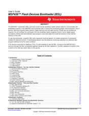 Texas Instruments MSP430F6767 User Manual