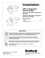 Bradley S67-610 Installation