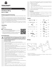 TOOLCRAFT 1399645 Assembly Instructions Manual