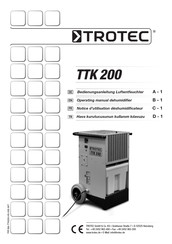 Trotec TTK 200 Operating Manual