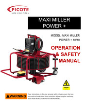PICOTE MAXI MILLER POWER + 18/18 Operation & Safety Manual