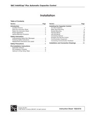 S&C IntelliCap Plus Installation Manual