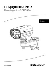 dallmeier DF5 00HD-DN/IR Series Manual
