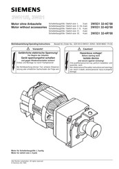 Siemens 3WX31 32-4C 00 Series Operating Instructions Manual