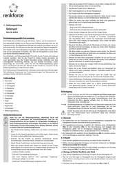 Renkforce 807610 Operating Instructions Manual
