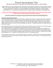 Criminalistics Premier Canine System Plus Manual