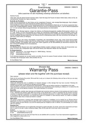 DuschMaster D969260 Manual