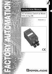Pepperl+Fuchs VAA-2E-G4-SN Instruction Manual