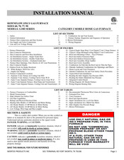 MORTEX G18D077CA4BA Installation Manual