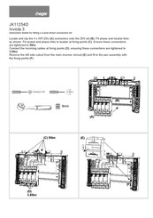 Hager JK11254D Instruction Leaflet