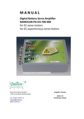 Unitek BAMOCAR-PG-D3-700-900 Manual