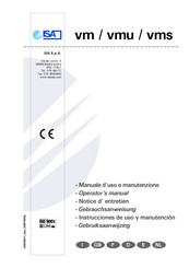 ISA VMS Series Operator's Manual
