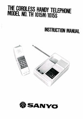 Sanyo TH 1015S Instruction Manual