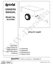 Agri-Fab 45-01003 Owner's Manual