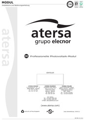 atersa A-80M Installation And User Manual