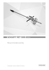 KROHNE SENSOFIT RET 5000 Handbook