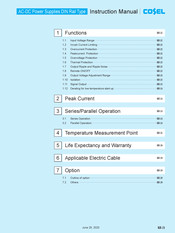 Cosel KHEA240F Instruction Manual