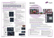 Belden grass valley MV-831 Quick Setup Manual