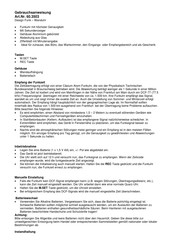 TFA Dostmann 4009816019820 Instruction Manual