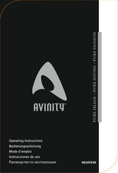 Avinity ATP-507 Operating Instructions Manual