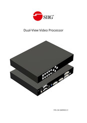 SIIG AV-GM0903-S1 User Manual