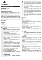 TOOLCRAFT 47 85 36 Operating Instructions Manual