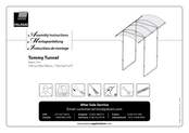 Palram Tunnel Tommy Assembly Instructions Manual