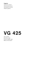 Gaggenau VG 425 Instruction Manual