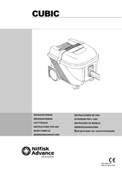 Nilfisk-Advance CUBIC Instructions For Use Manual
